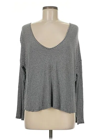 Pre-owned Bordeaux Long Sleeve T-shirt In Gray