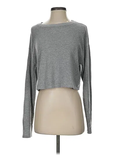 Pre-owned Bordeaux Long Sleeve T-shirt In Gray