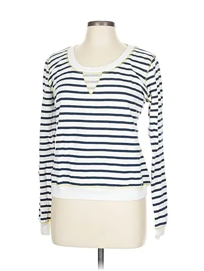 Pre-owned Bordeaux Pullover Sweater In White