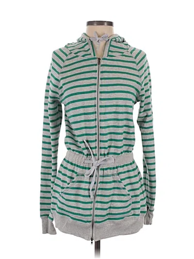 Pre-owned Bordeaux Romper In Green