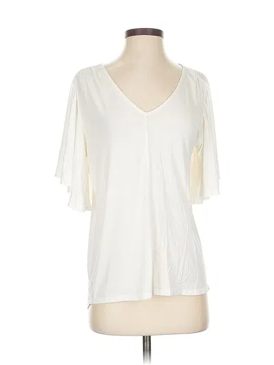 Pre-owned Bordeaux Short Sleeve T-shirt In White