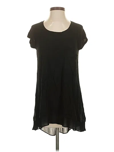 Pre-owned Bordeaux Short Sleeve T-shirt In Black