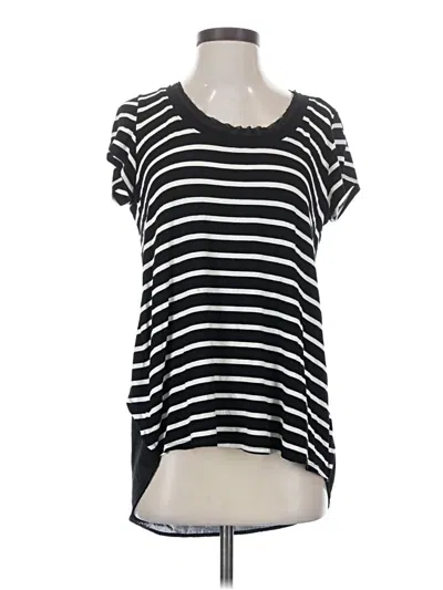 Pre-owned Bordeaux Short Sleeve T-shirt In Black