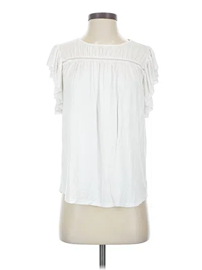 Pre-owned Bordeaux Short Sleeve T-shirt In White