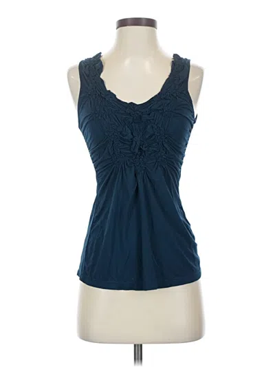 Pre-owned Bordeaux Sleeveless Blouse In Blue