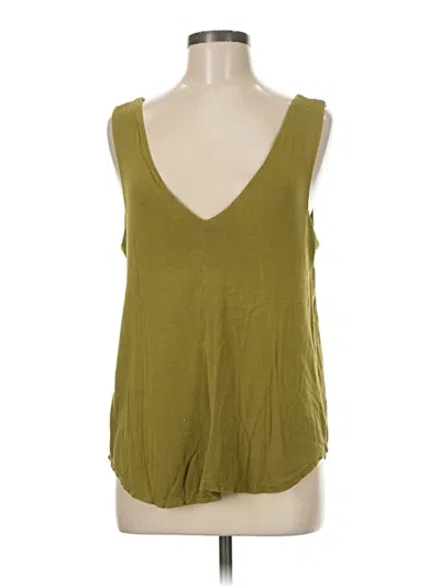Pre-owned Bordeaux Sleeveless T-shirt In Green