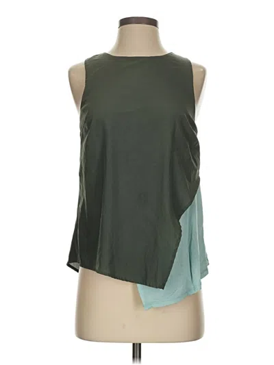 Pre-owned Bordeaux Sleeveless T-shirt In Green