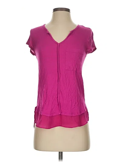 Pre-owned Bordeaux Sleeveless T-shirt In Pink