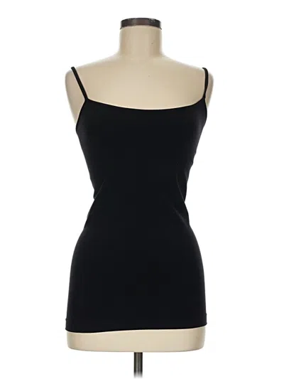 Pre-owned Bordeaux Tank Top Black Strapless Neckline Tops