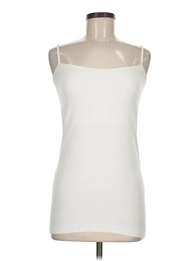 Pre-owned Bordeaux Tank Top Ivory Strapless Neckline Tops