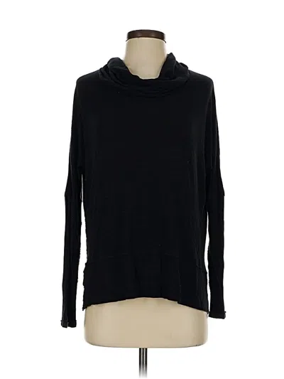 Pre-owned Bordeaux Turtleneck Sweater In Black