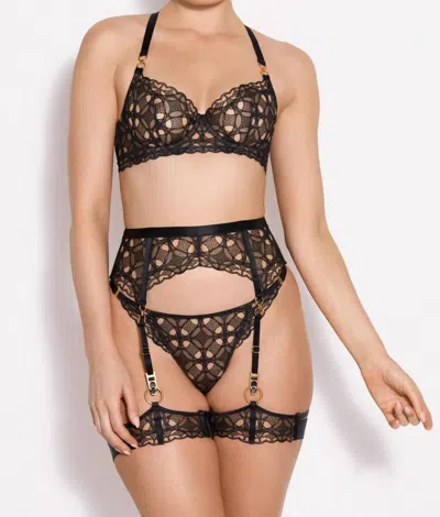 Bordelle Alta Balconette Wire Bra In Black