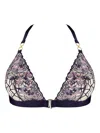 Bordelle Amela Embroidered Triangle Bra In Pink