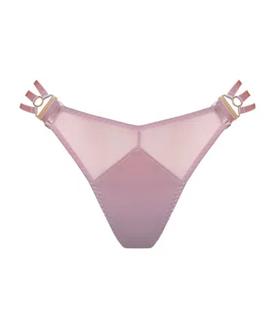 Bordelle Belt Multiple Thongs In Pink