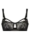 Bordelle Bondage Belle Mesh Bra In Black