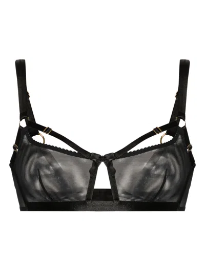 Bordelle Bondage Belle Mesh Bra In Black