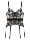 Bordelle Cubism Corset In Black