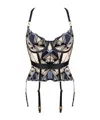 Bordelle Lace Detail Corset In Black