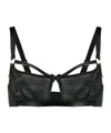 Shop Bordelle Lace Multi-strap Bra In Black