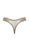Bordelle Layered Mesh Thongs In Multi