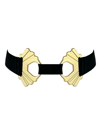 Bordelle Melusina Strap Collar In Black