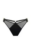 Bordelle Mesh Adjustable-strap Briefs In Multi