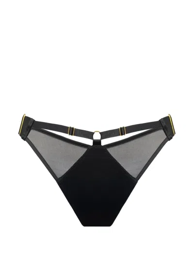 Bordelle Mesh Adjustable-strap Briefs In Multi