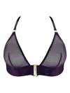 Bordelle Nara Triangle Bra In Purple