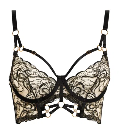 Bordelle Pearl Bodice Bra In Black