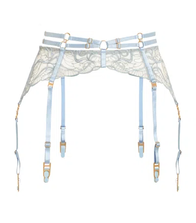 Bordelle Pearl Suspender In Blue