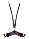 Bordelle Retta Multi-strap Harness In Purple