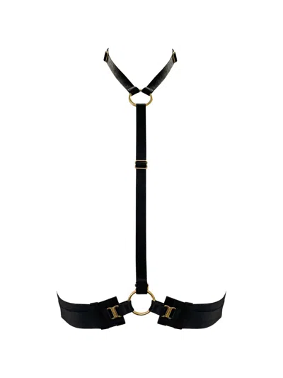 Bordelle Signature Harness Belt In Black