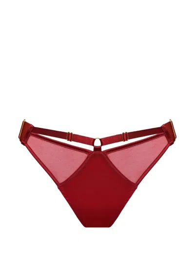 Bordelle Signature Mesh Adjustable-strap Briefs In Multi