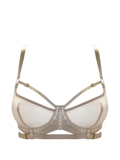 Bordelle Signature Mesh Balconette Bra In Multi