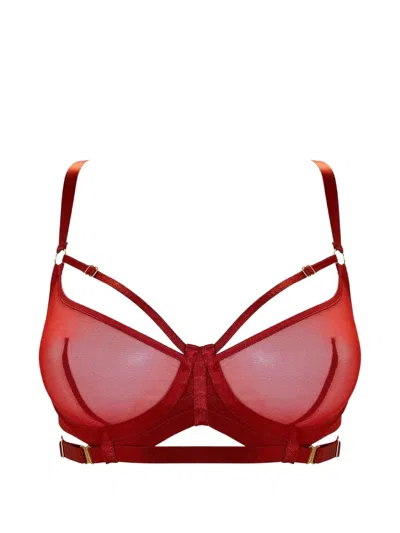 Bordelle Signature Mesh Balconette Bra In Multi