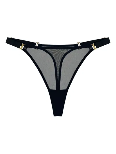BORDELLE SIGNATURE MESH THONG
