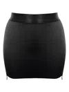 Bordelle Syra Open Back Skirt In Black