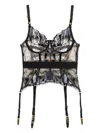 Bordelle Cubism Corset In Black