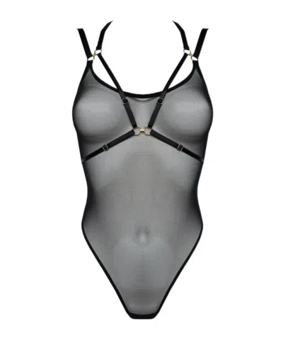 Bordelle Vero Harness Body In Gray