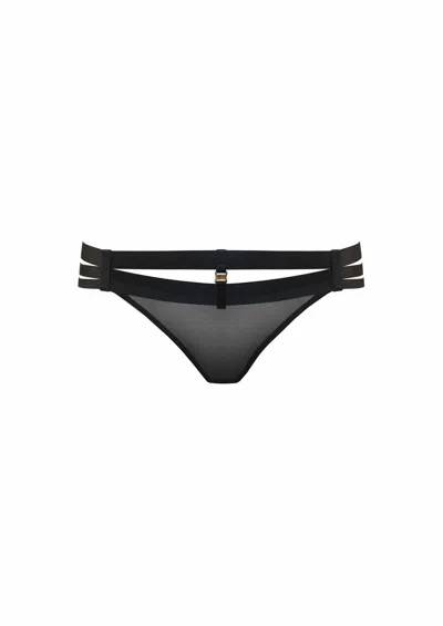 Bordelle Women's Art Deco Multi-strap Thong In Black