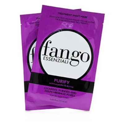 Borghese - Fango Essenziali Purify Treatment Sheet Masks  4x25ml/0.83oz In Lavender