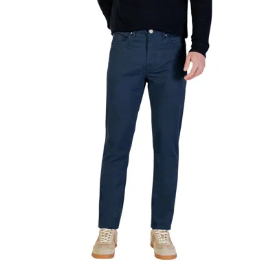 Borghese Blue Cotton Skinny Pants