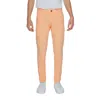 Borghese Orange Cotton Pant In Orange