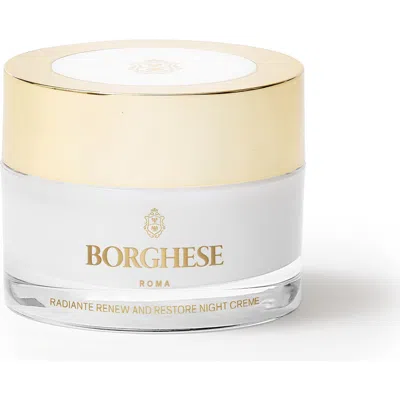 Borghese Radiante Renew And Restore Night Creme In Transparent