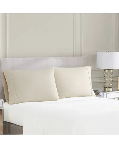 BORGHESE ROMA BORGHESE ROMA 400 THREAD COUNT PERCALE COTTON PILLOWCASE PAIR