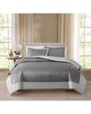 Borghese Roma Coventry Duvet Set In Gray