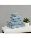 Borghese Roma Ribbed Zero Twist 6pc Towel Set