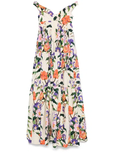 Borgo De Nor Athena Maxi Dress In Multicolor