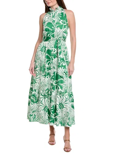 Borgo De Nor Biba Maxi Dress In Green