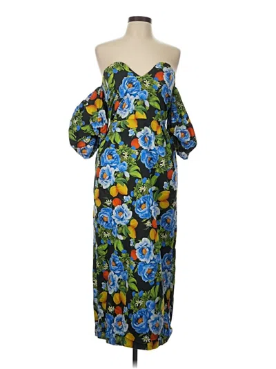 Pre-owned Borgo De Nor Cocktail Dress In Blue